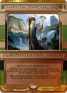 Rhonas the Indomitable - Amonkhet Invocations