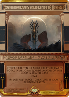 Avatar of Woe - Amonkhet Invocations