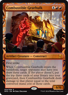 Combustible Gearhulk - Kaladesh Inventions