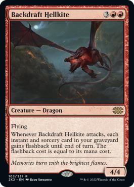 Backdraft Hellkite - Double Masters 2022