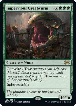 Impervious Greatwurm - Double Masters 2022