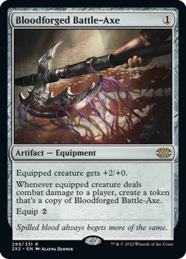 Bloodforged Battle-Axe - Double Masters 2022