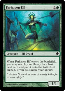 Farhaven Elf - Commander 2013 Edition