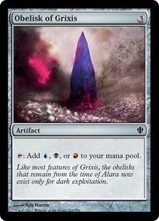 Obelisk of Grixis - Commander 2013 Edition