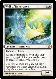 Wall of Reverence - Commander 2013 Edition