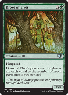 Drove of Elves - Commander 2014