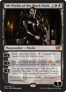 Ob Nixilis of the Black Oath - Commander 2014