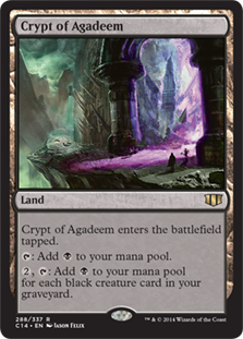 Crypt of Agadeem - Commander 2014