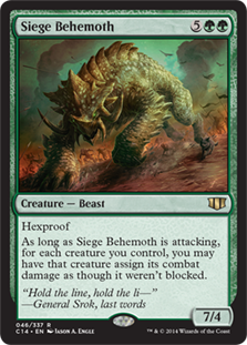 Siege Behemoth - Commander 2014