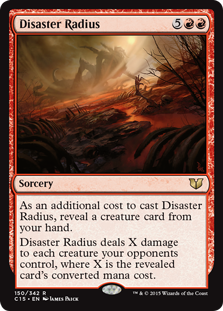 Disaster Radius - Commander 2015