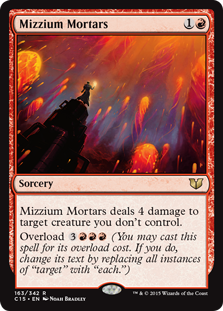 Mizzium Mortars - Commander 2015
