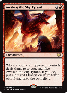 Awaken the Sky Tyrant - Commander 2015