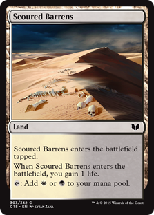 Scoured Barrens - Commander 2015