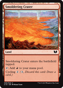 Smoldering Crater - Commander 2015