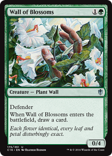 Wall of Blossoms - Commander 2016