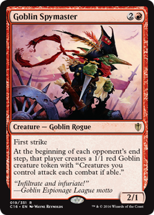 Goblin Spymaster - Commander 2016