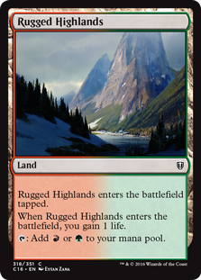 Rugged Highlands - Commander 2016