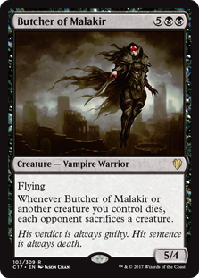 Butcher of Malakir - Commander 2017