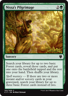 Nissa's Pilgrimage - Commander 2017