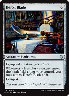 Hero's Blade - Commander 2017