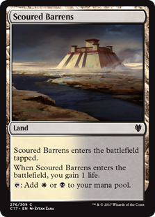 Scoured Barrens - Commander 2017