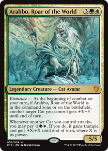 Arahbo, Roar of the World - Commander 2017