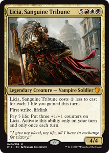 Licia, Sanguine Tribune - Commander 2017