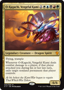 O-Kagachi, Vengeful Kami - Commander 2017