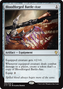 Bloodforged Battle-Axe - Commander 2017