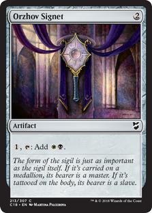 Orzhov Signet - Commander 2018