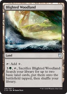 Blighted Woodland - Commander 2018