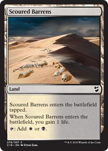 Scoured Barrens - Commander 2018