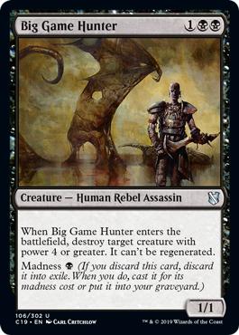 Big Game Hunter - Commander 2019