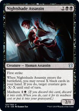 Nightshade Assassin - Commander 2019
