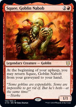 Squee, Goblin Nabob - Commander 2019