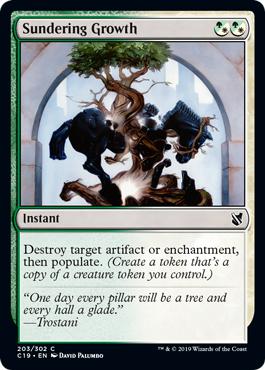 Sundering Growth - Commander 2019