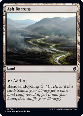 Ash Barrens - Commander 2019