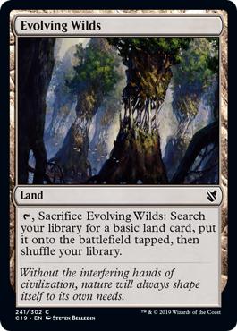 Evolving Wilds - Commander 2019