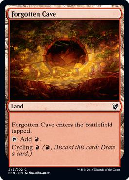 Forgotten Cave - Commander 2019