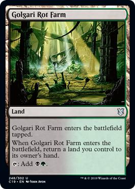 Golgari Rot Farm - Commander 2019