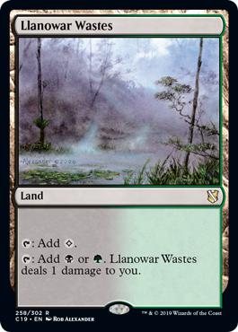 Llanowar Wastes - Commander 2019