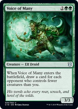 Voice of Many - Commander 2019