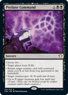 Profane Command - Commander 2020 (Ikoria)