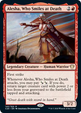 Alesha, Who Smiles at Death - Commander 2020 (Ikoria)