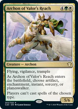 Archon of Valor's Reach - Commander 2020 (Ikoria)