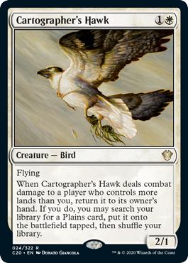 Cartographer's Hawk - Commander 2020 (Ikoria)