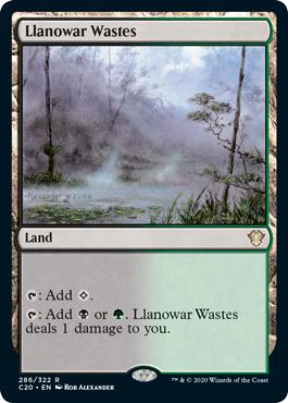 Llanowar Wastes - Commander 2020 (Ikoria)