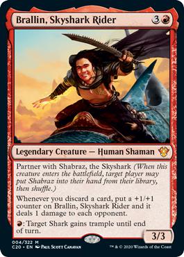 Brallin, Skyshark Rider - Commander 2020 (Ikoria)