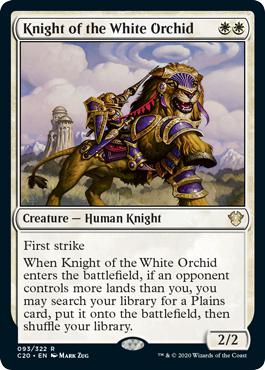 Knight of the White Orchid - Commander 2020 (Ikoria)