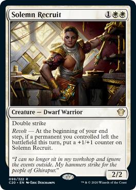 Solemn Recruit - Commander 2020 (Ikoria)